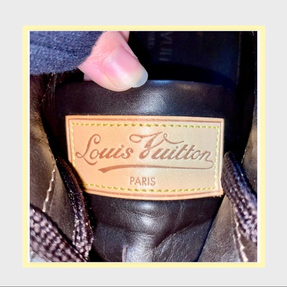 Mens Louis Vuitton shoes with  brown and Vachetta leather strip detailing. - Picture 8 of 11